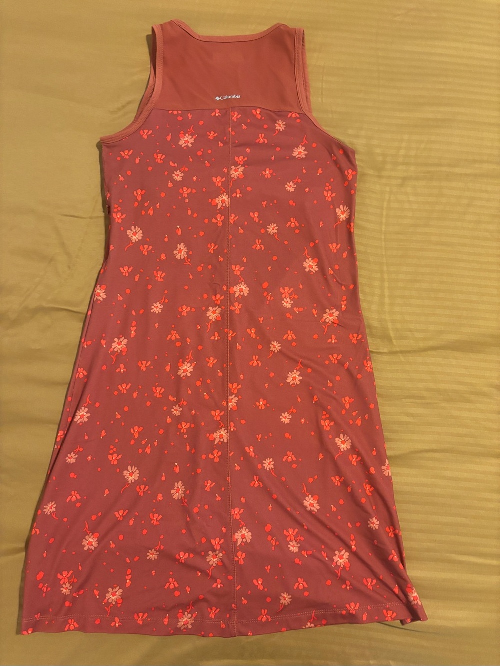 Columbia Rust Floral Racerback Dress - Picture 3 of 4